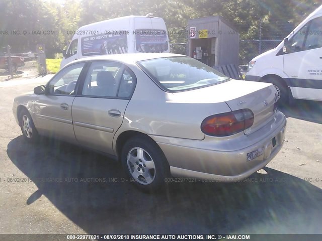 1G1ND52F15M203724 - 2005 CHEVROLET CLASSIC BEIGE photo 3