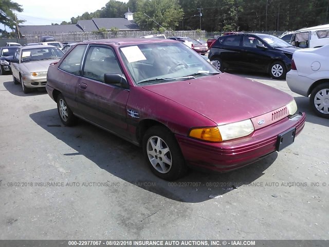 1FASP11JXSW173077 - 1995 FORD ESCORT LX/SPORT BURGUNDY photo 1