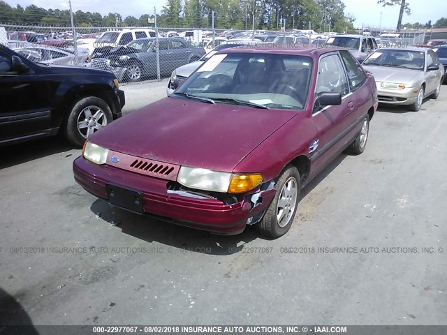 1FASP11JXSW173077 - 1995 FORD ESCORT LX/SPORT BURGUNDY photo 6