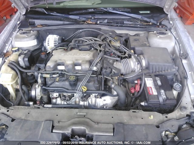 1G1ND52J4Y6228128 - 2000 CHEVROLET MALIBU SILVER photo 10