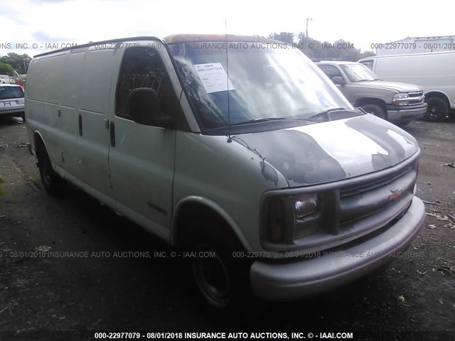 1GCHG39R211152214 - 2001 CHEVROLET EXPRESS G3500  WHITE photo 1