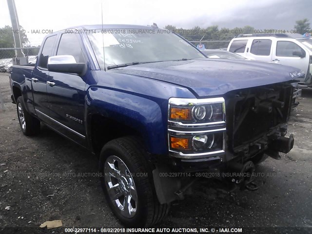 1GCVKSEC5EZ167469 - 2014 CHEVROLET SILVERADO K1500 LTZ BLUE photo 1