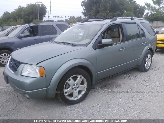 1FMZK06155GA52574 - 2005 FORD FREESTYLE LIMITED GREEN photo 2