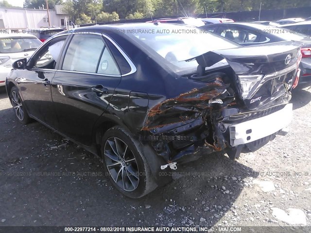 4T1BF1FK3FU929439 - 2015 TOYOTA CAMRY LE/XLE/SE/XSE 黑色 照片 3