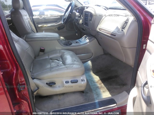 5LMFU28R52LJ06807 - 2002 LINCOLN NAVIGATOR 红色 照片 5