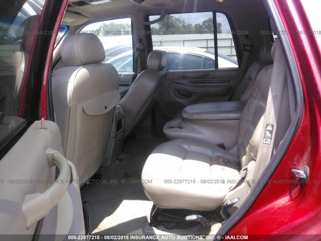 5LMFU28R52LJ06807 - 2002 LINCOLN NAVIGATOR 红色 照片 8