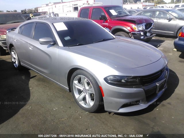 2C3CDXCT7GH204241 - 2016 DODGE CHARGER R/T SILVER photo 1