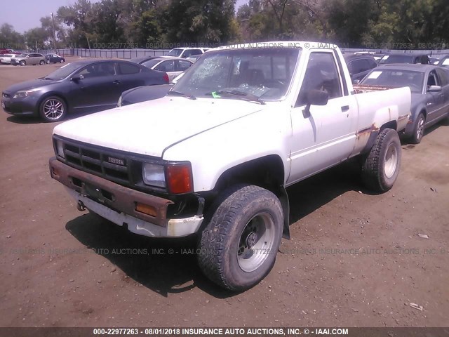 JT4RN60R3F5060800 - 1985 TOYOTA PICKUP RN60 WHITE photo 2