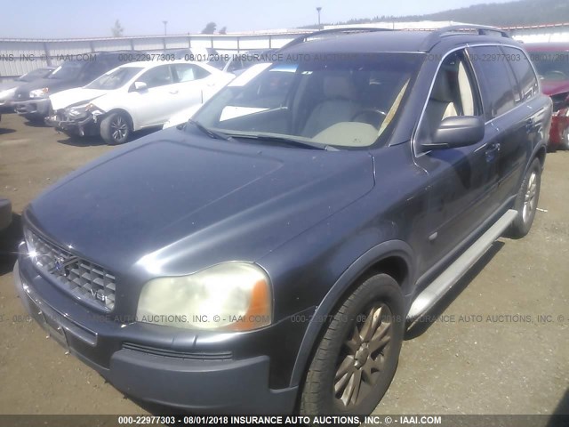 YV1CZ852651199563 - 2005 VOLVO XC90 V8 GRAY photo 2