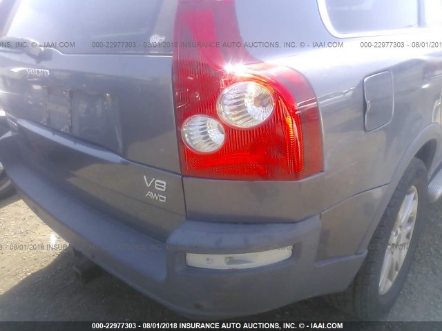 YV1CZ852651199563 - 2005 VOLVO XC90 V8 GRAY photo 6