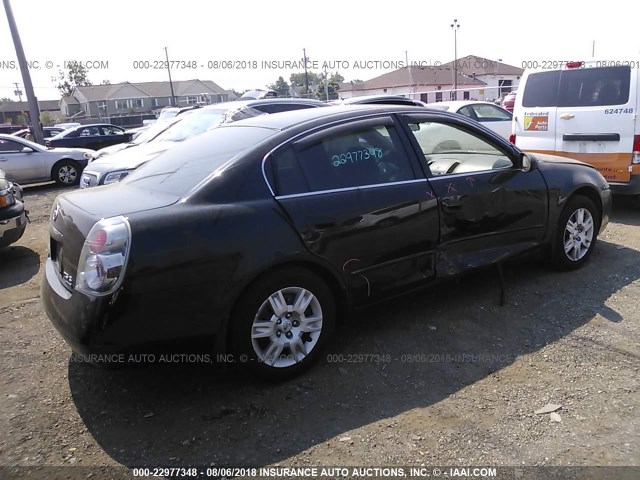 1N4AL11D26C161563 - 2006 NISSAN ALTIMA S/SL BLACK photo 4