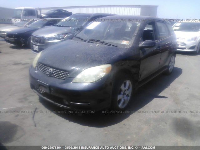 2T1KY32E03C095519 - 2003 TOYOTA COROLLA MATRIX XRS BLACK photo 2