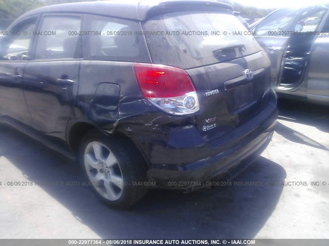 2T1KY32E03C095519 - 2003 TOYOTA COROLLA MATRIX XRS BLACK photo 6