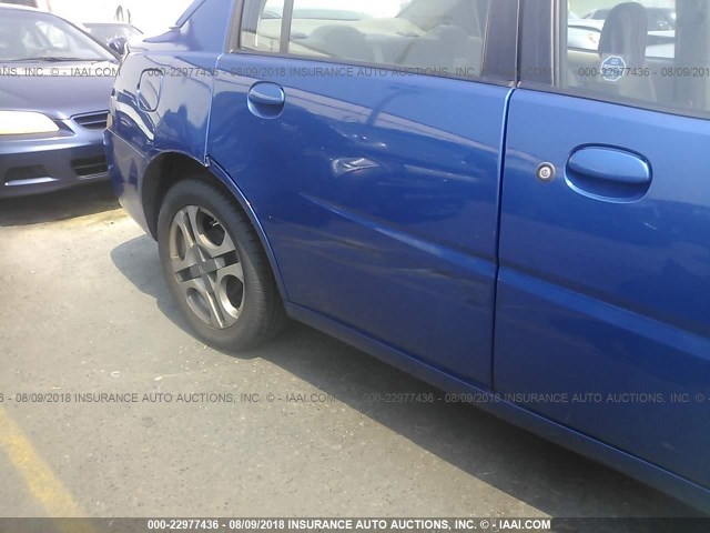 1G8AL52F14Z114370 - 2004 SATURN ION LEVEL 3 BLUE photo 6