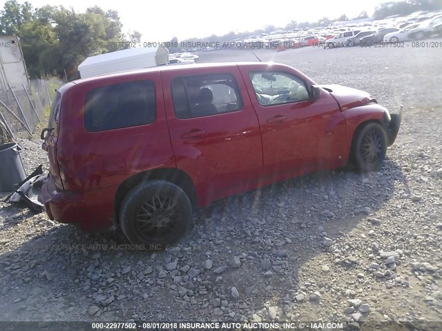 3GNCA13B09S608398 - 2009 CHEVROLET HHR LS Qırmızı foto 4