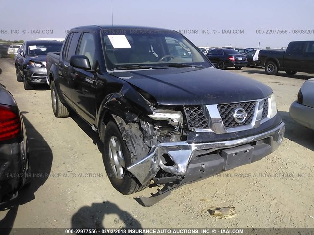 1N6AD07U07C464221 - 2007 NISSAN FRONTIER CREW CAB LE/SE/OFF ROAD BLACK photo 1