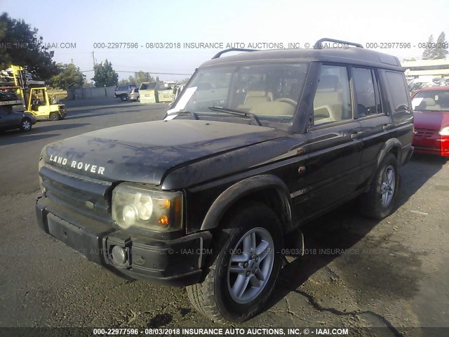 SALTY12412A768622 - 2002 LAND ROVER DISCOVERY II SE BLACK photo 2