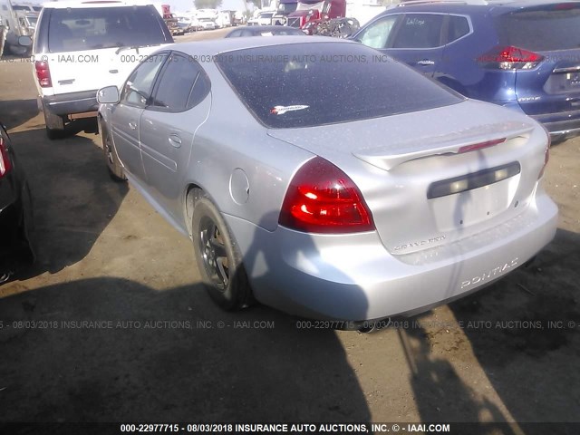 2G2WS522441130197 - 2004 PONTIAC GRAND PRIX GT2 ვერცხლისფერი ფოტო 3
