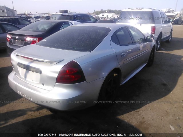 2G2WS522441130197 - 2004 PONTIAC GRAND PRIX GT2 ვერცხლისფერი ფოტო 4