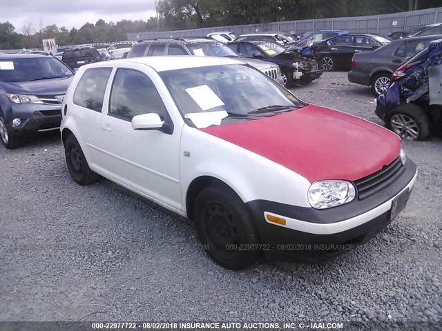 9BWBK61J334068227 - 2003 VOLKSWAGEN GOLF GL WHITE photo 1