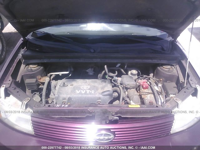 JTLKT324754023104 - 2005 TOYOTA SCION XB Bənövşəyi foto 10