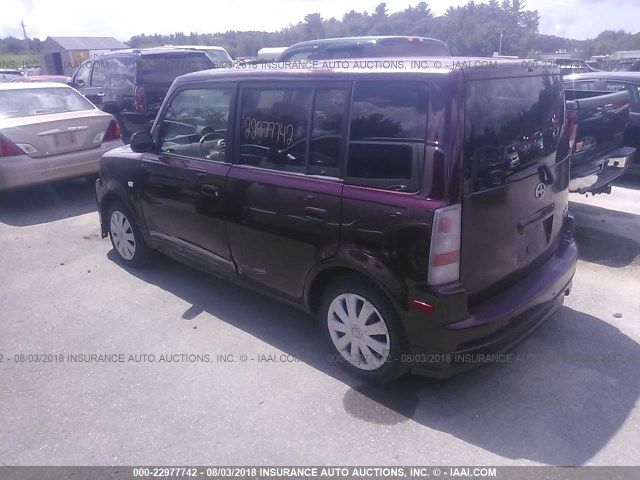 JTLKT324754023104 - 2005 TOYOTA SCION XB Bənövşəyi foto 3