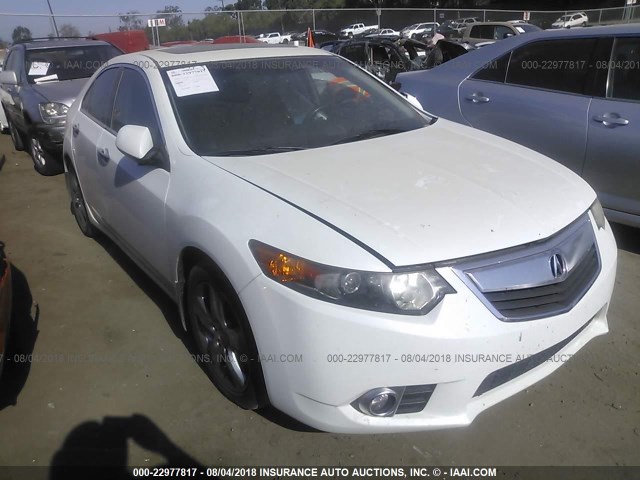 JH4CU2F61CC024771 - 2012 ACURA TSX TECH WHITE photo 1