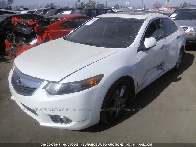 JH4CU2F61CC024771 - 2012 ACURA TSX TECH WHITE photo 2