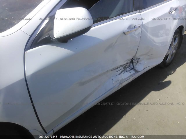 JH4CU2F61CC024771 - 2012 ACURA TSX TECH WHITE photo 6