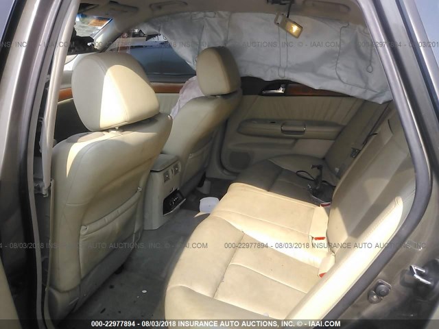 JNKBY01E96M203299 - 2006 INFINITI M45 SPORT BROWN photo 8