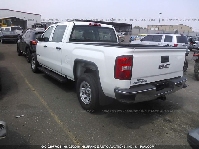 3GTU2LEC8GG168328 - 2016 GMC SIERRA K1500 WHITE photo 3