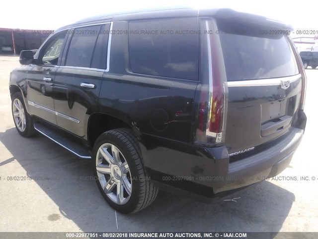 1GYS3BKJ1JR347863 - 2018 CADILLAC ESCALADE LUXURY Schwarz Foto 3