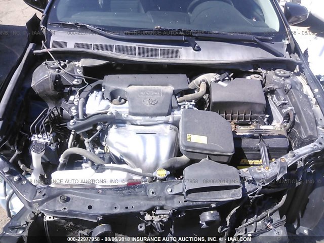 4T1BF1FKXFU029749 - 2015 TOYOTA CAMRY LE/XLE/SE/XSE შავი ფოტო 10