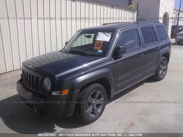 1C4NJPFA3ED793225 - 2014 JEEP PATRIOT LATITUDE Light Blue photo 2