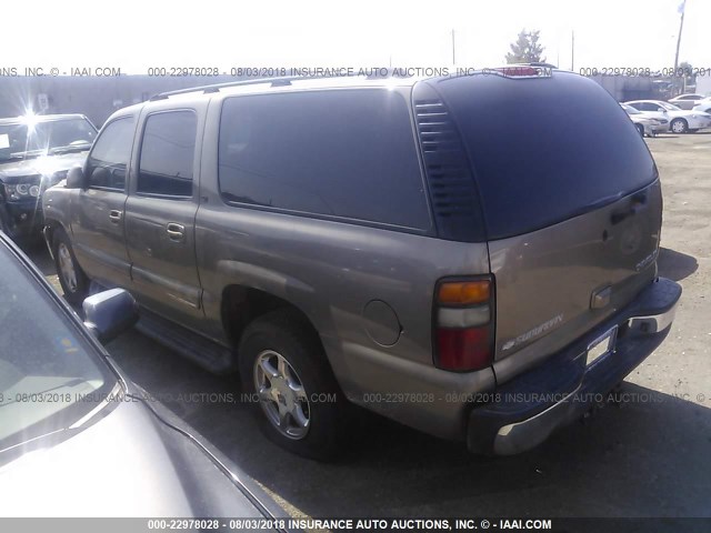 1GNEC16T03J158591 - 2003 CHEVROLET SUBURBAN C1500 თაფლისფერი ფოტო 3