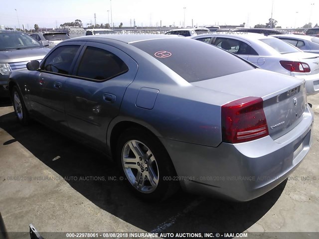 2B3KA43G86H372729 - 2006 DODGE CHARGER SE/SXT SILVER photo 3