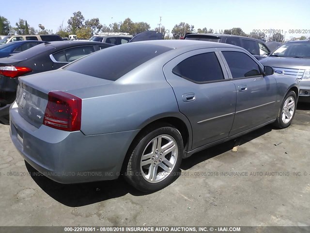 2B3KA43G86H372729 - 2006 DODGE CHARGER SE/SXT SILVER photo 4