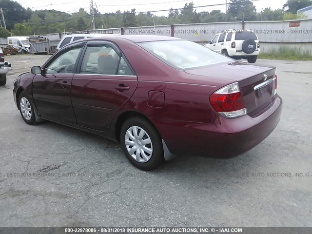 4T1BE32K56U129066 - 2006 TOYOTA CAMRY LE/XLE/SE 红色 照片 3