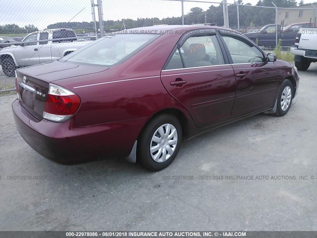 4T1BE32K56U129066 - 2006 TOYOTA CAMRY LE/XLE/SE 红色 照片 4