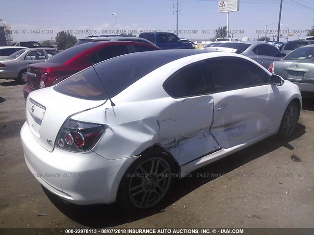 JTKDE3B73A0302763 - 2010 TOYOTA SCION TC 白色 照片 4