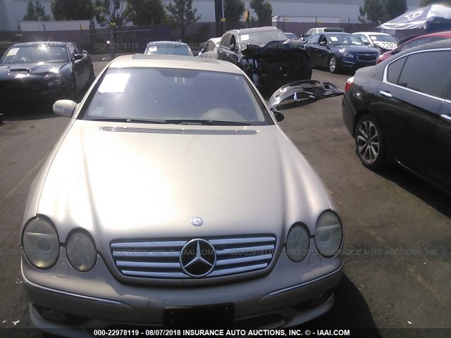 WDBPJ75J96A047597 - 2006 MERCEDES-BENZ CL 500 GOLD photo 6