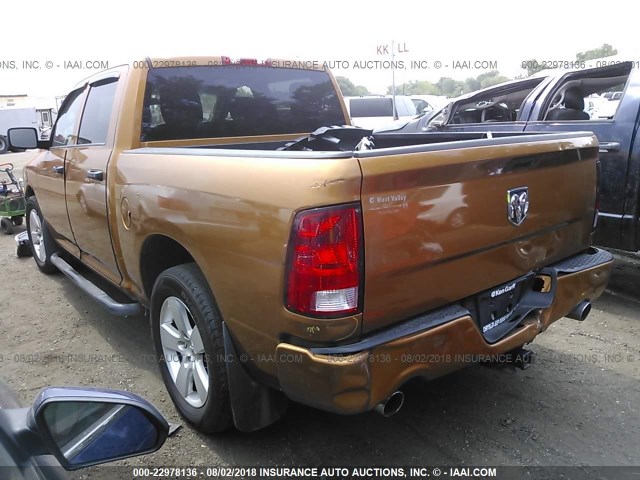 1C6RD6KT4CS276932 - 2012 DODGE RAM 1500 ST ORANGE photo 3