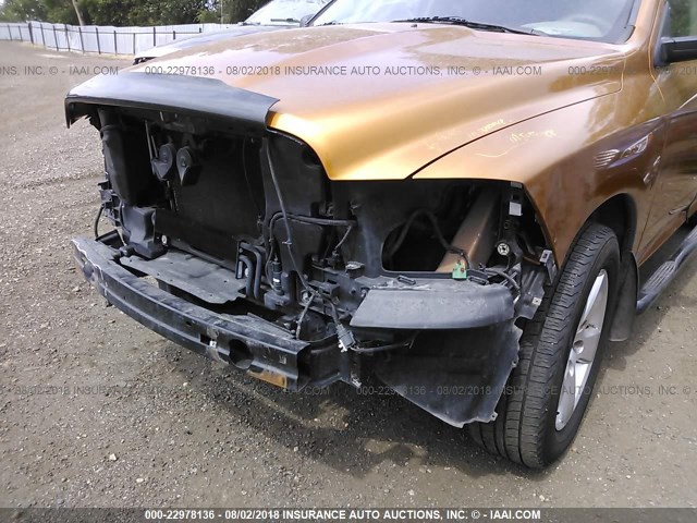 1C6RD6KT4CS276932 - 2012 DODGE RAM 1500 ST ORANGE photo 6