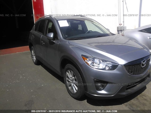 JM3KE4CE8D0137922 - 2013 MAZDA CX-5 TOURING GRAY photo 1