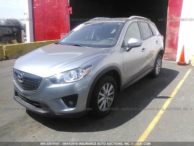 JM3KE4CE8D0137922 - 2013 MAZDA CX-5 TOURING GRAY photo 2