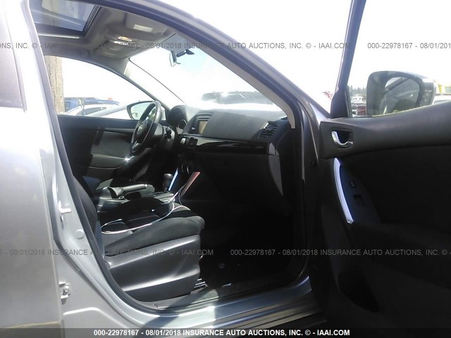 JM3KE4CE8D0137922 - 2013 MAZDA CX-5 TOURING GRAY photo 5