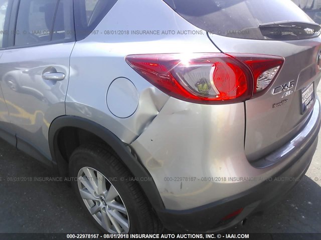 JM3KE4CE8D0137922 - 2013 MAZDA CX-5 TOURING GRAY photo 6