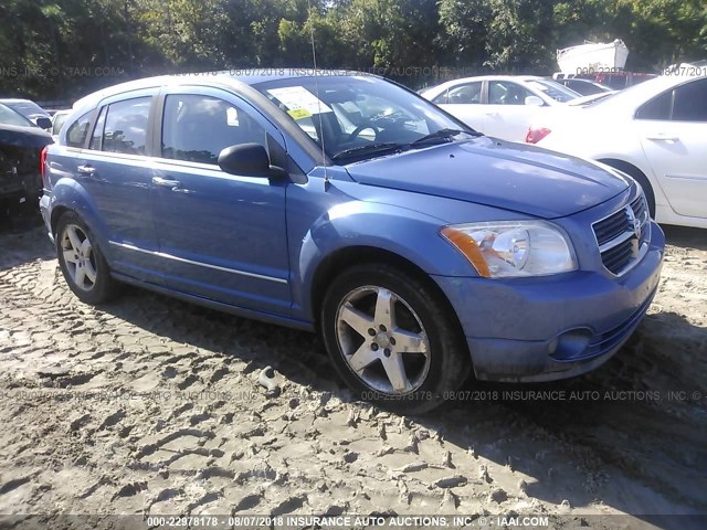 1B3HE78K57D283180 - 2007 DODGE CALIBER R/T BLUE photo 1