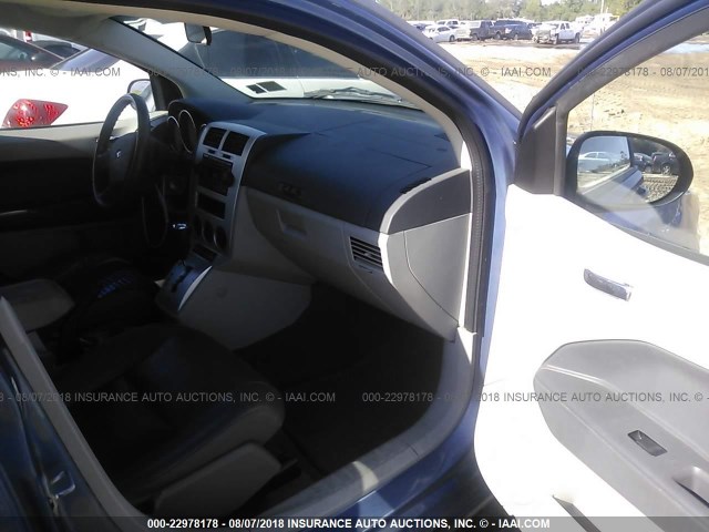 1B3HE78K57D283180 - 2007 DODGE CALIBER R/T BLUE photo 5