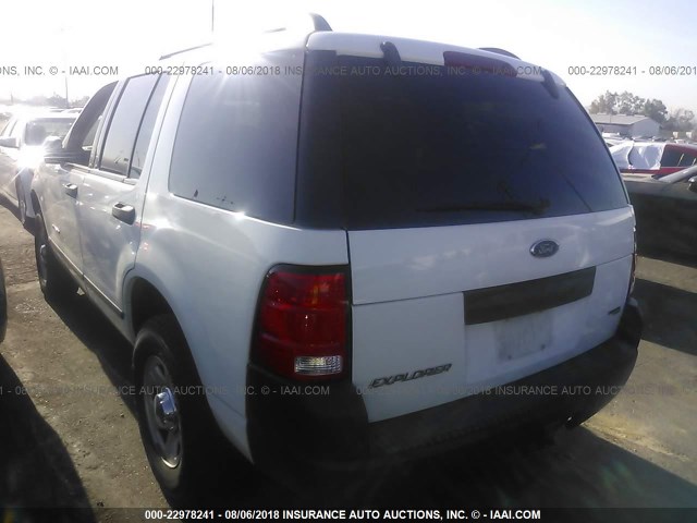 1FMZU72E55ZA76020 - 2005 FORD EXPLORER XLS/XLS SPORT WHITE photo 3